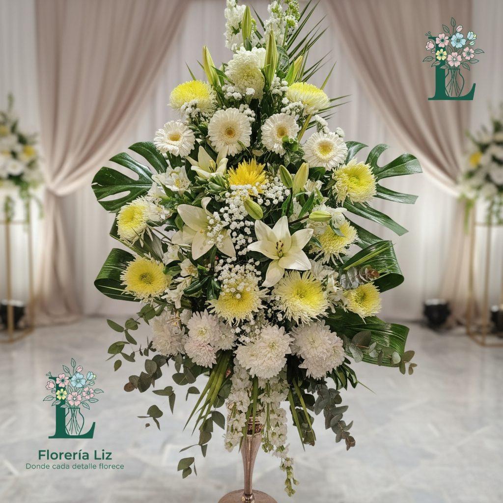 Variedad de flores frescas por mayor en el local